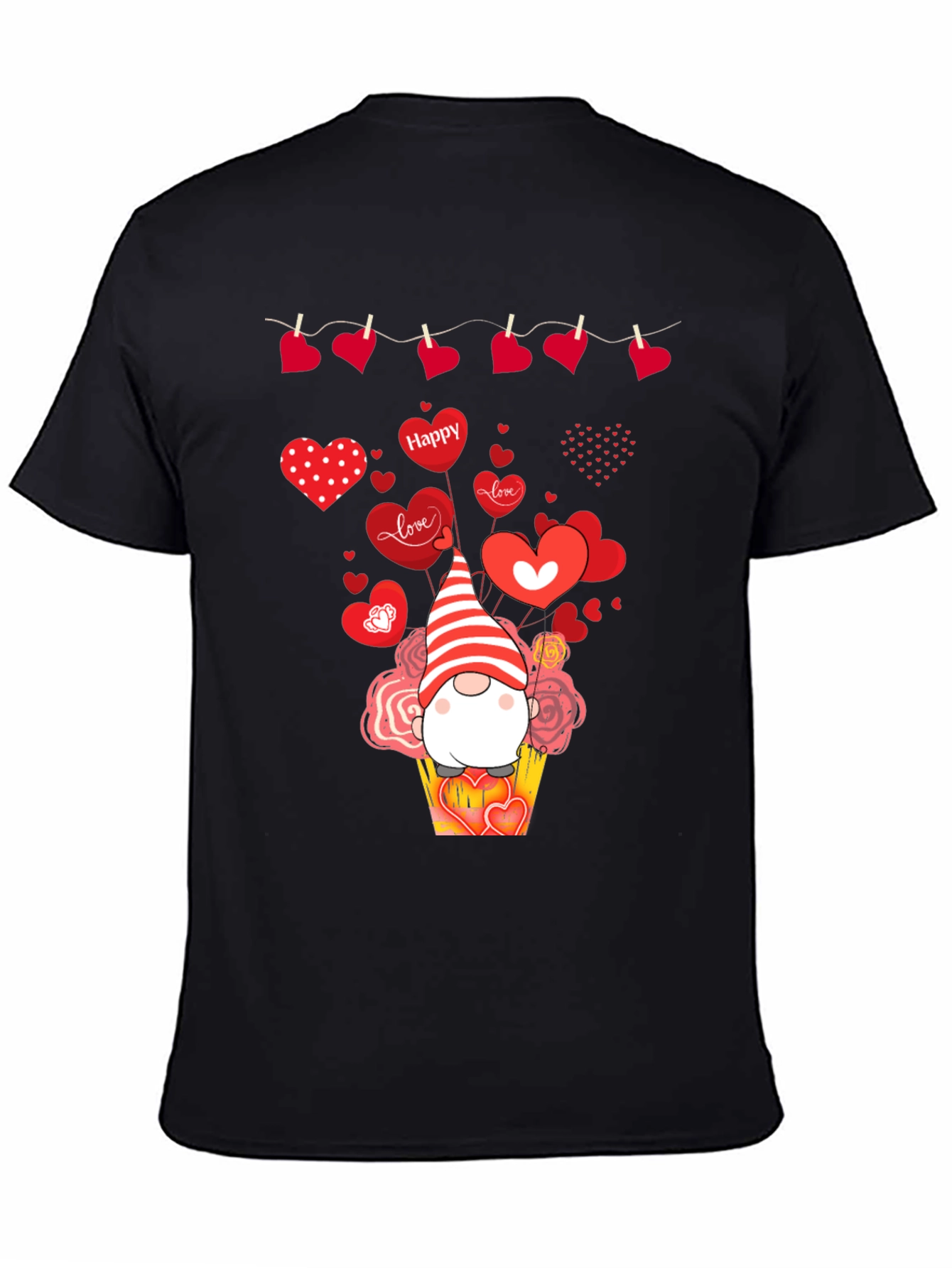 Valentines Day Gnome Heart T-Shirt