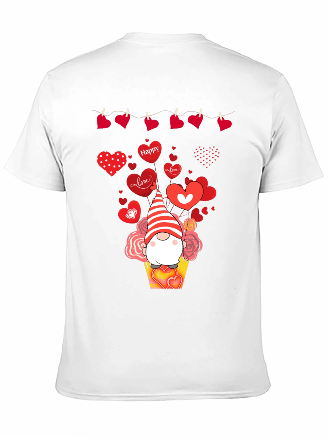 Valentines Day Gnome Heart T-Shirt