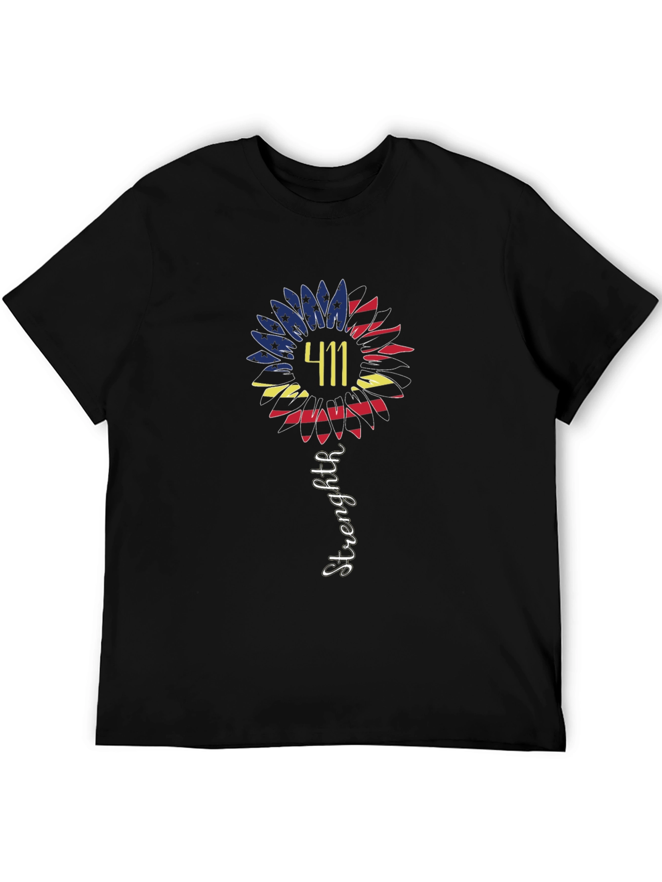 411 Strength Sunflower Graphic T-Shirt