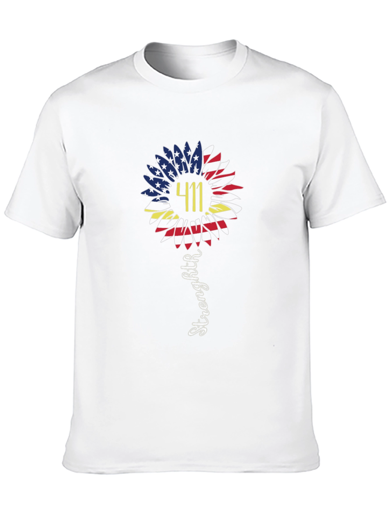 411 Strength Sunflower Graphic T-Shirt