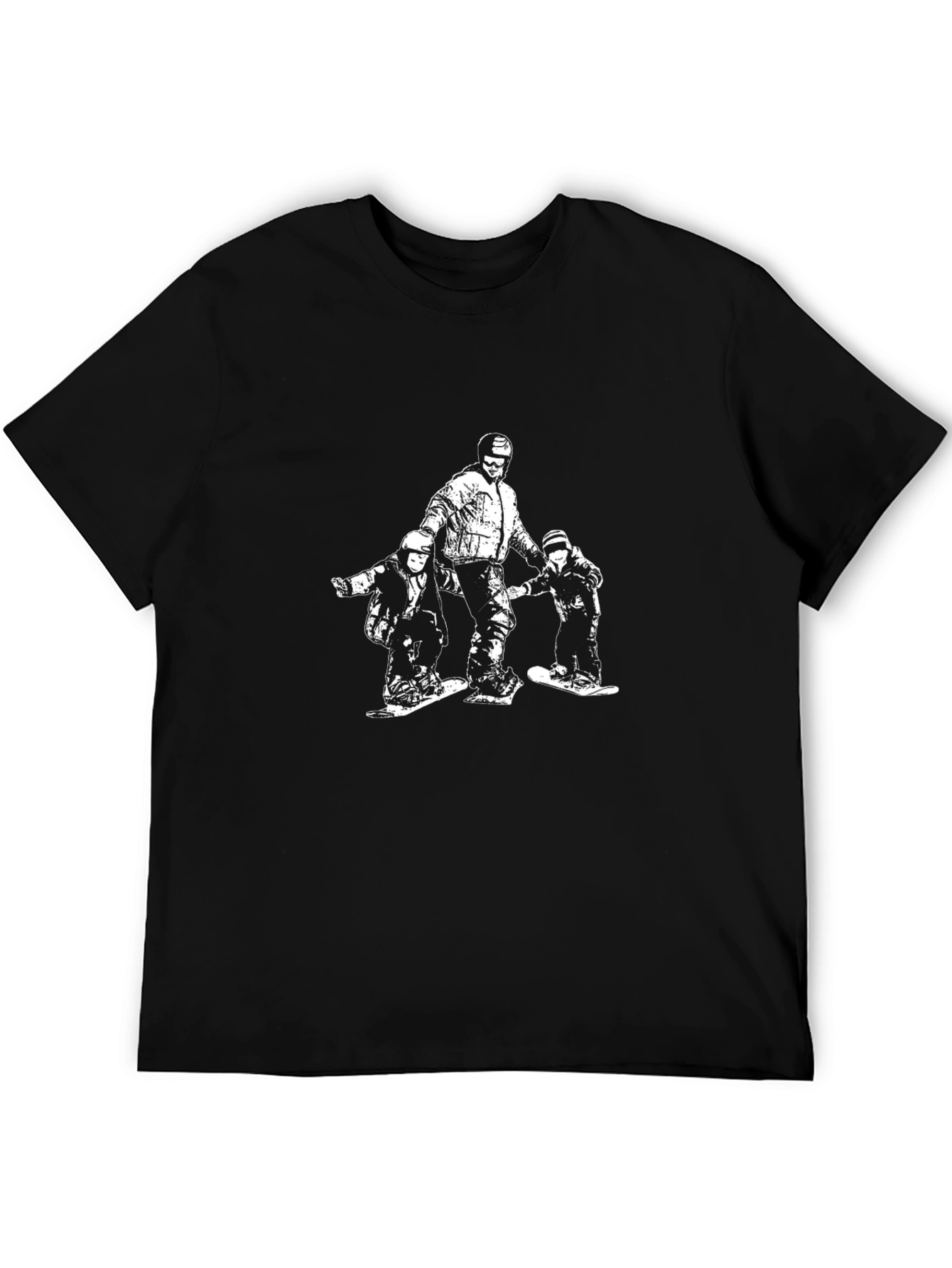 Snowboarding Family Graphic Tee