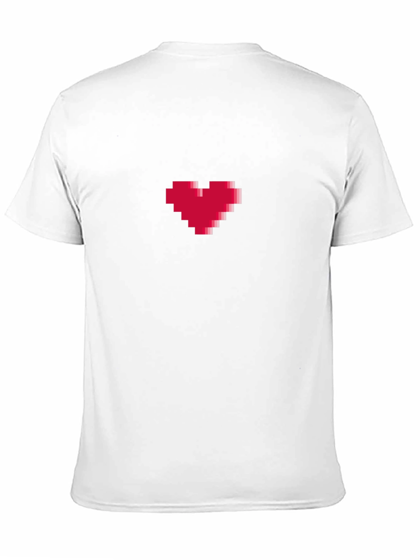 Pixel Heart Graphic Tee - Gamer Style Shirt
