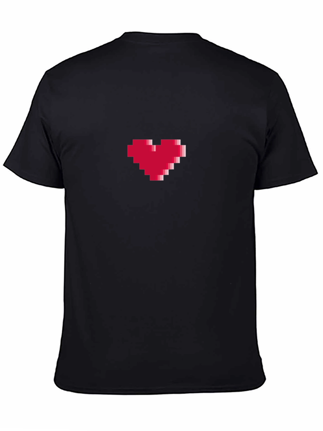 Pixel Heart Graphic Tee - Gamer Style Shirt