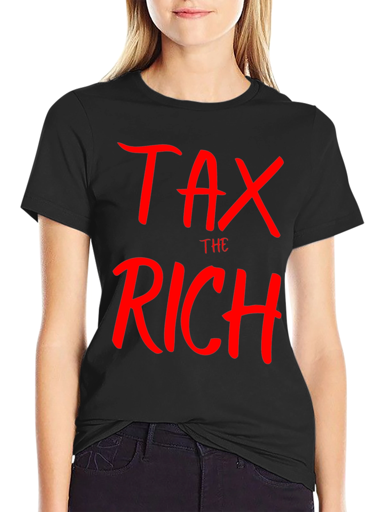 Tax The Rich Graphic Tee - Political Statement T-Shirt