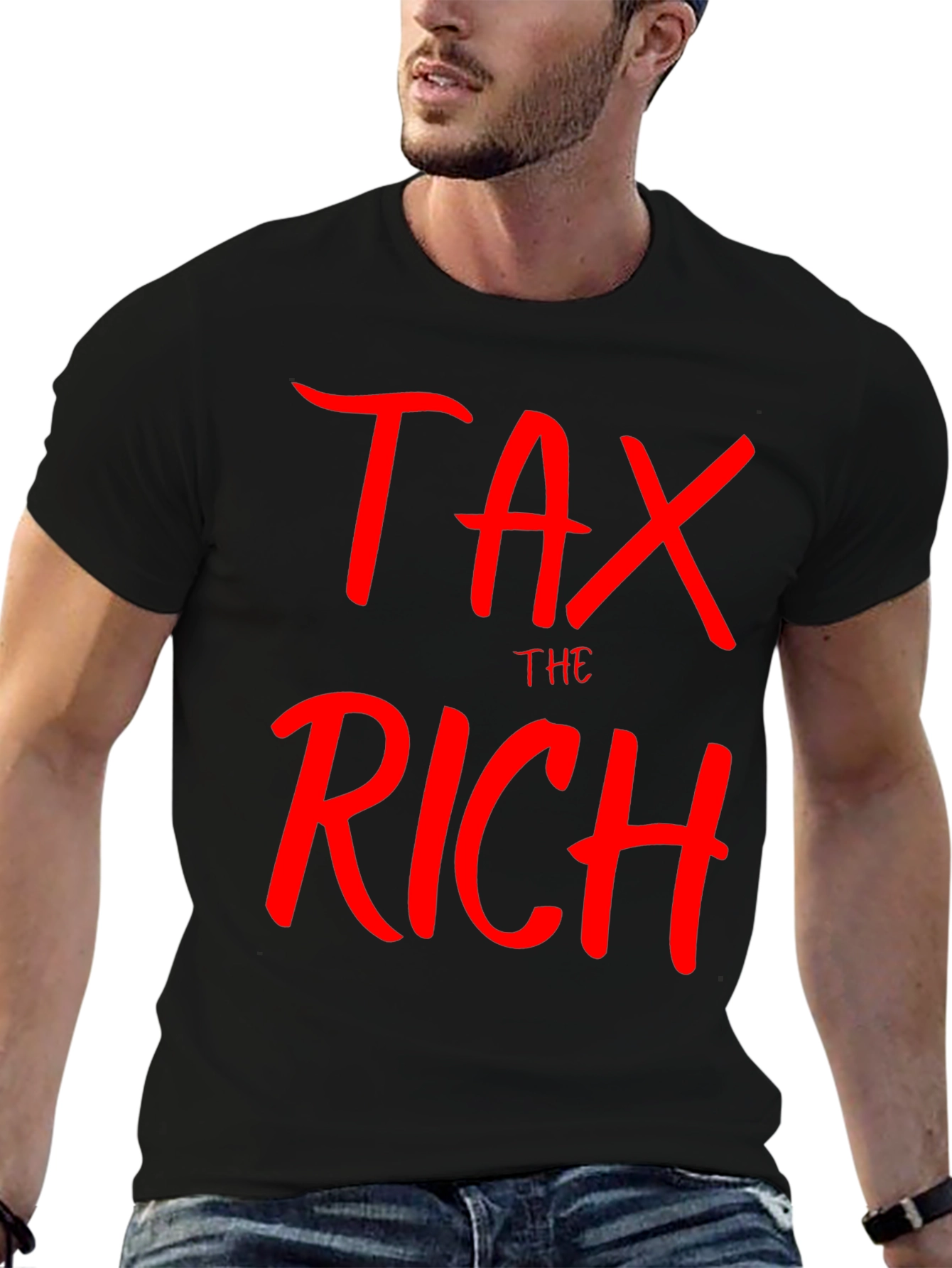 Tax The Rich Graphic Tee - Political Statement T-Shirt