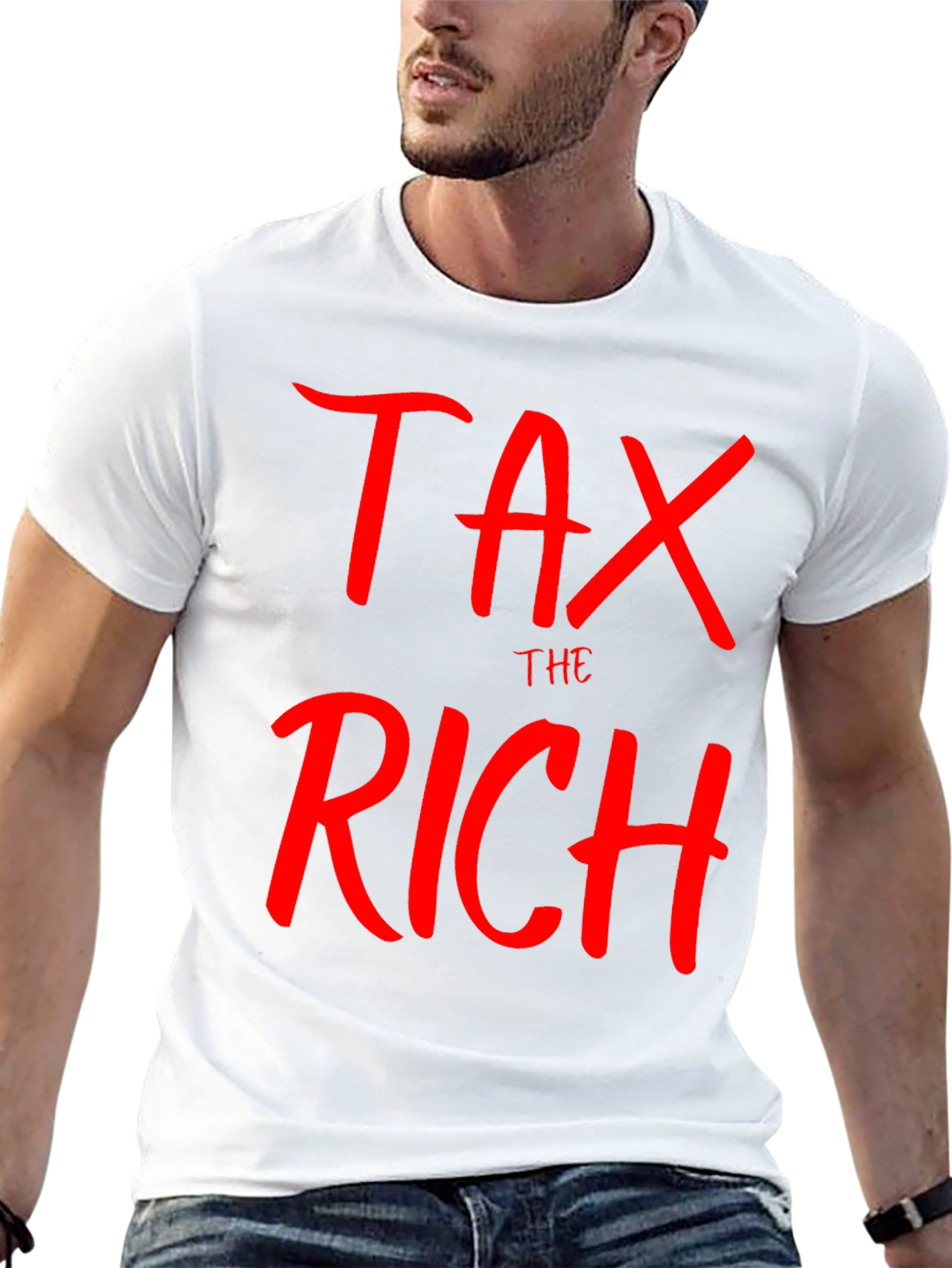 Tax The Rich Graphic Tee - Political Statement T-Shirt