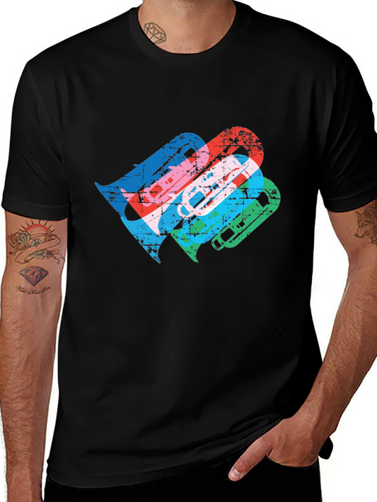 Retro Cassette Tape T-Shirt - Vintage Music Lover Tee