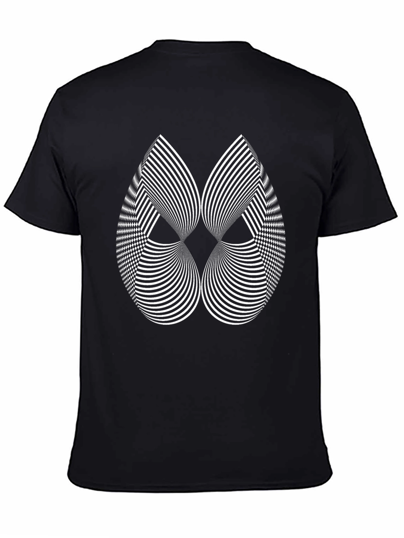 Abstract Optical Illusion Graphic Tee