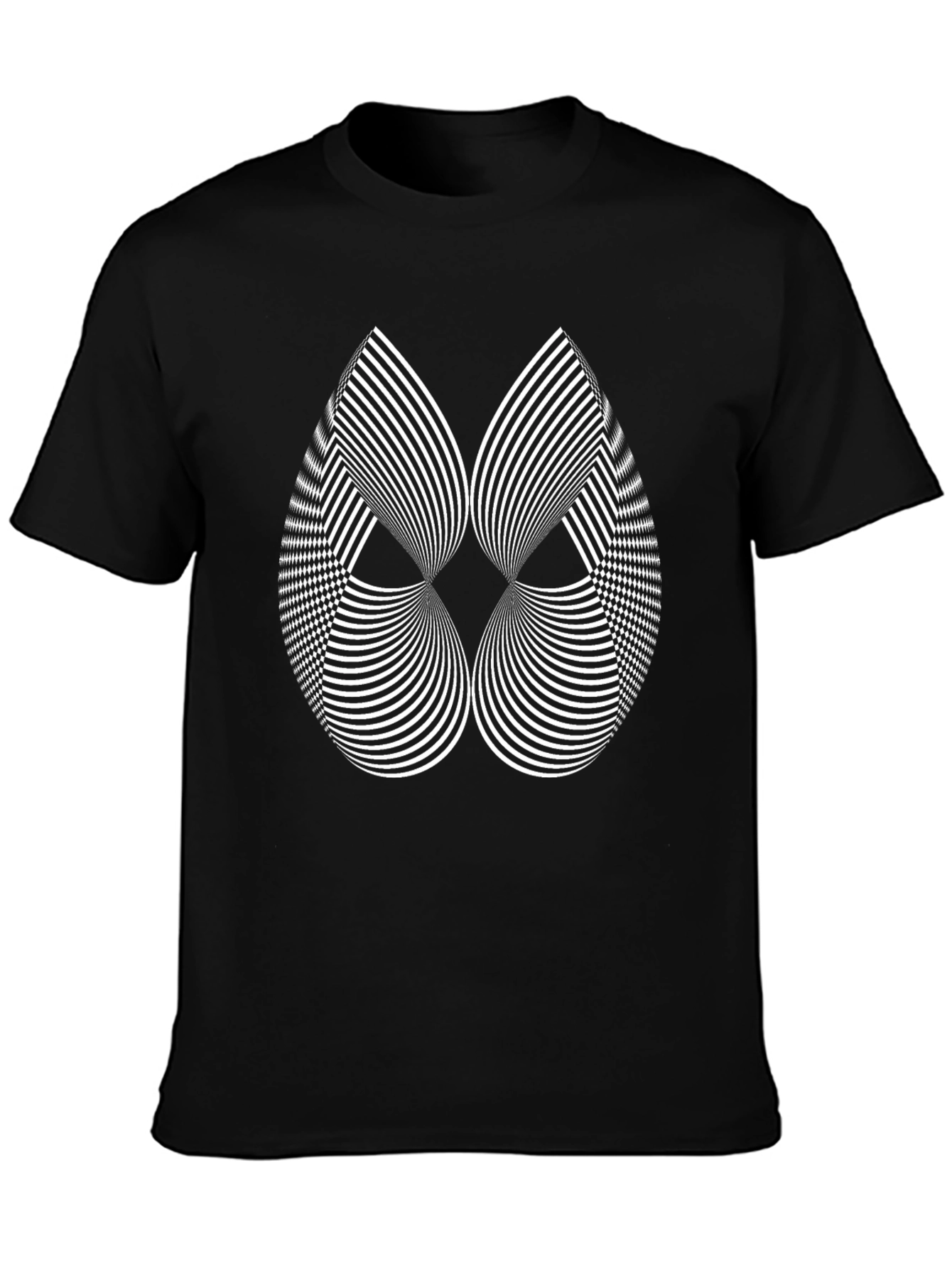 Abstract Optical Illusion Graphic Tee