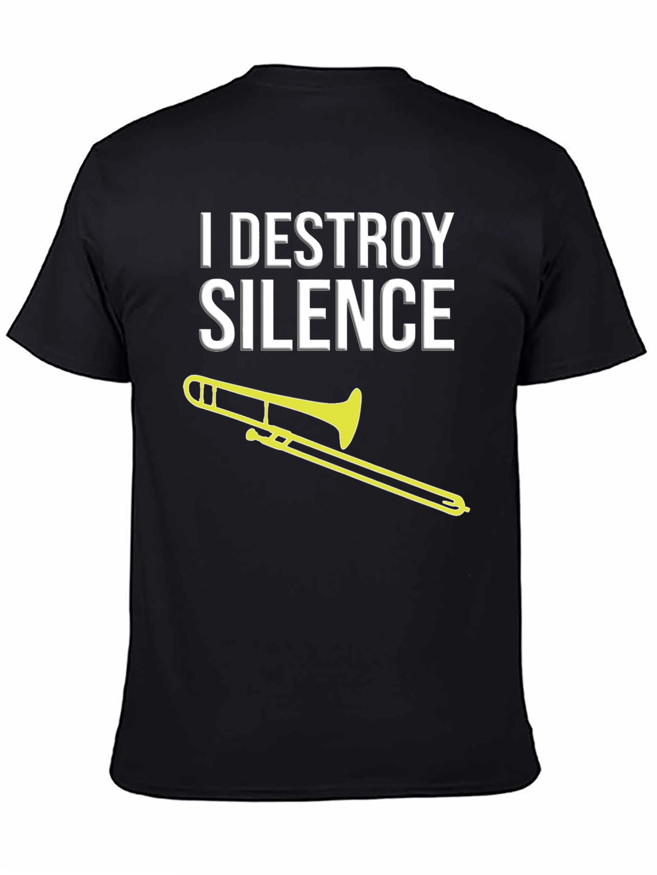 I Destroy Silence Trombone T-Shirt