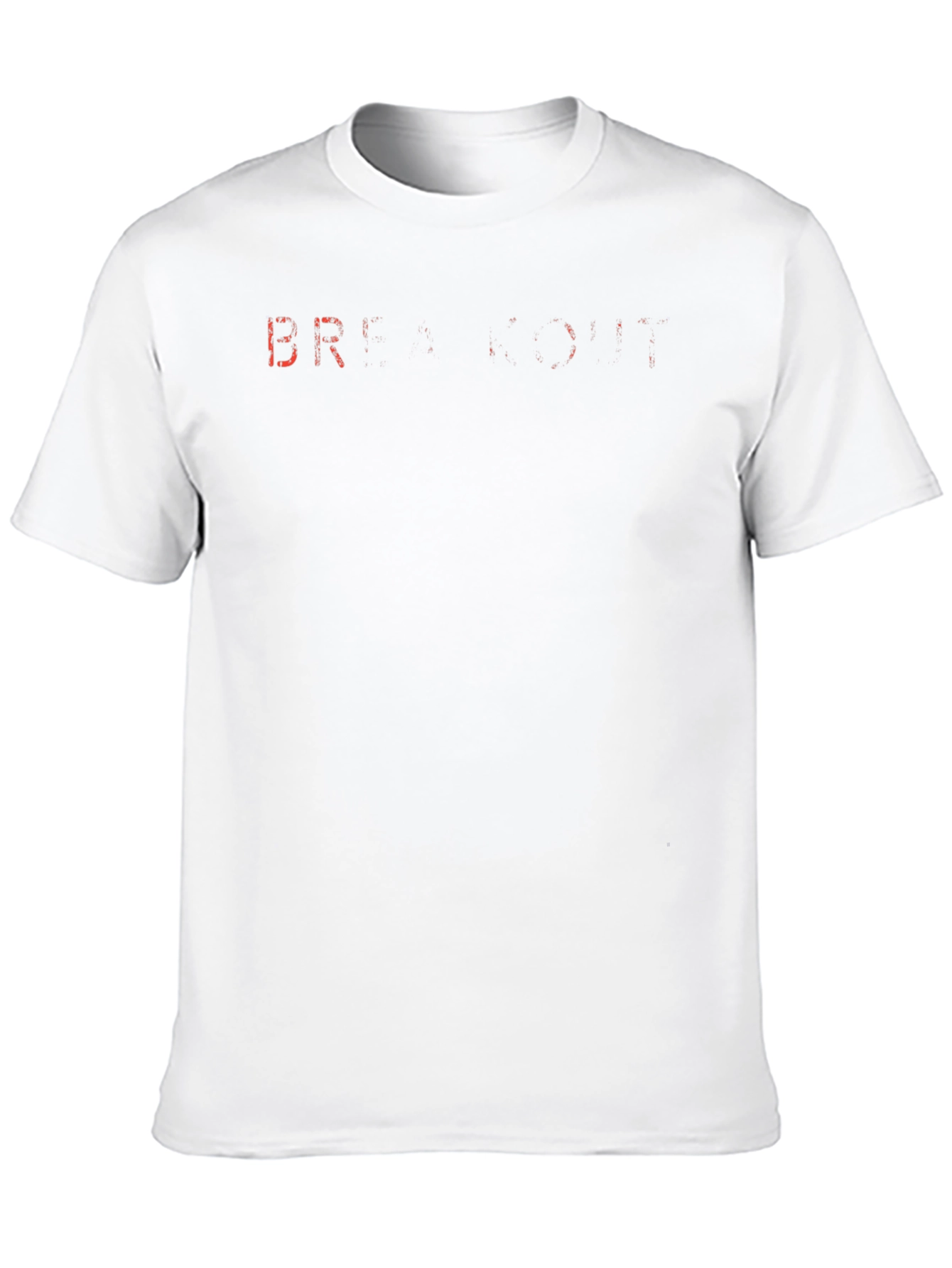 Edgy Graphic Tee - Black T-Shirt with Red Lettering