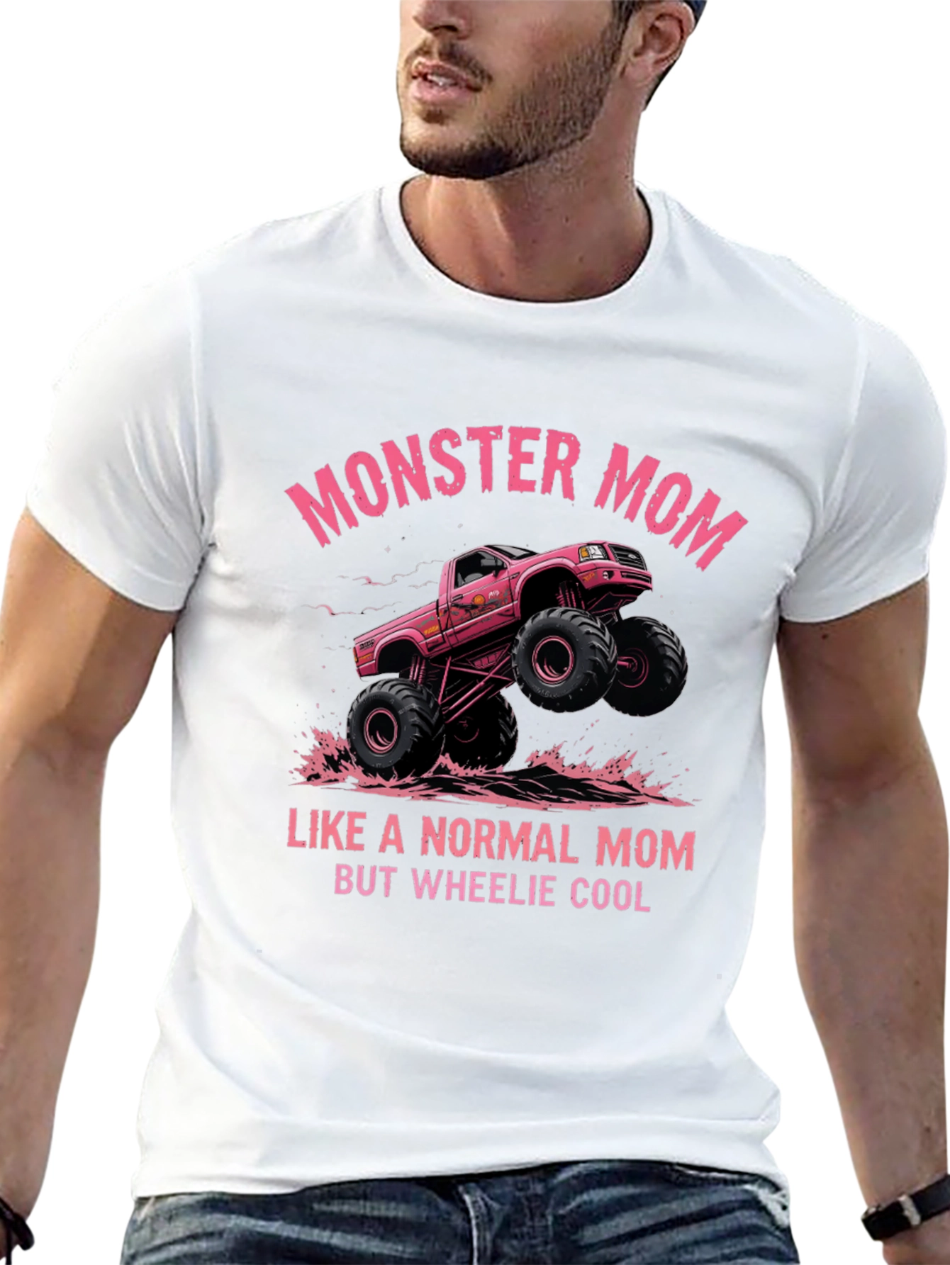 Monster Mom Truck Graphic T-Shirt