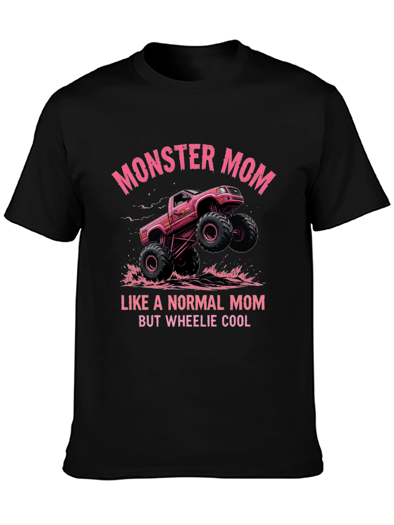 Monster Mom Truck Graphic T-Shirt