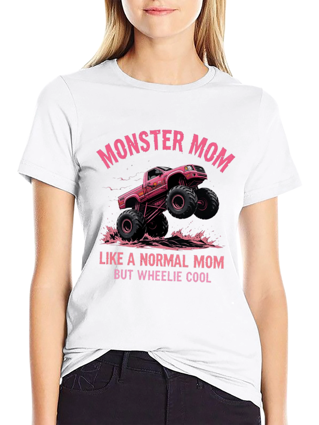Monster Mom Truck Graphic T-Shirt