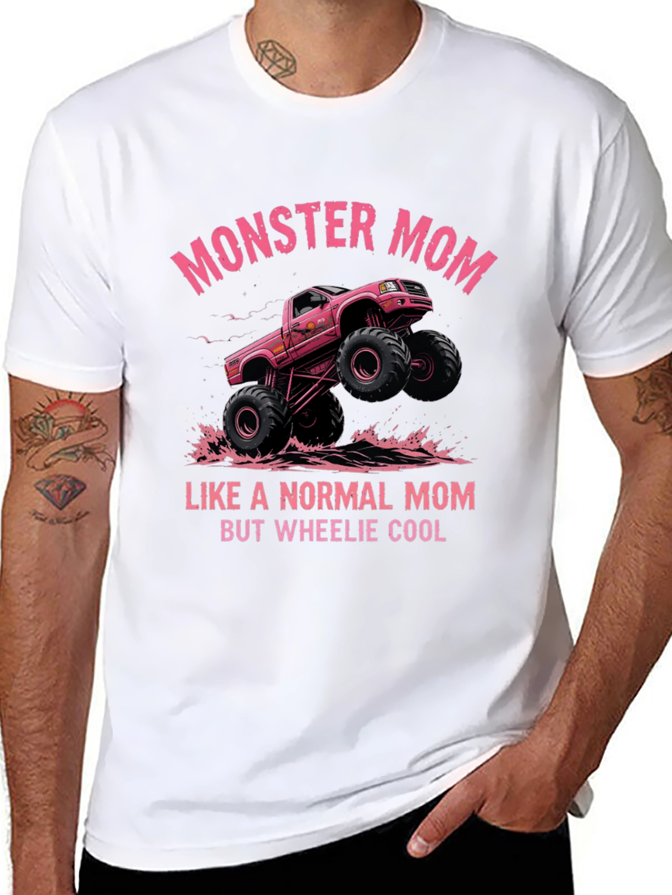 Monster Mom Truck Graphic T-Shirt