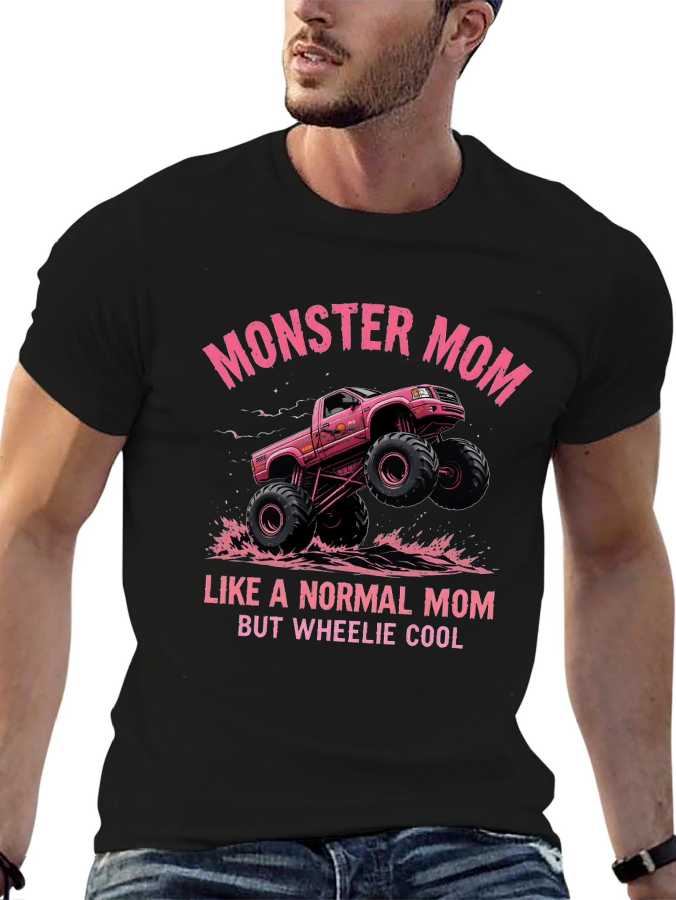 Monster Mom Truck Graphic T-Shirt