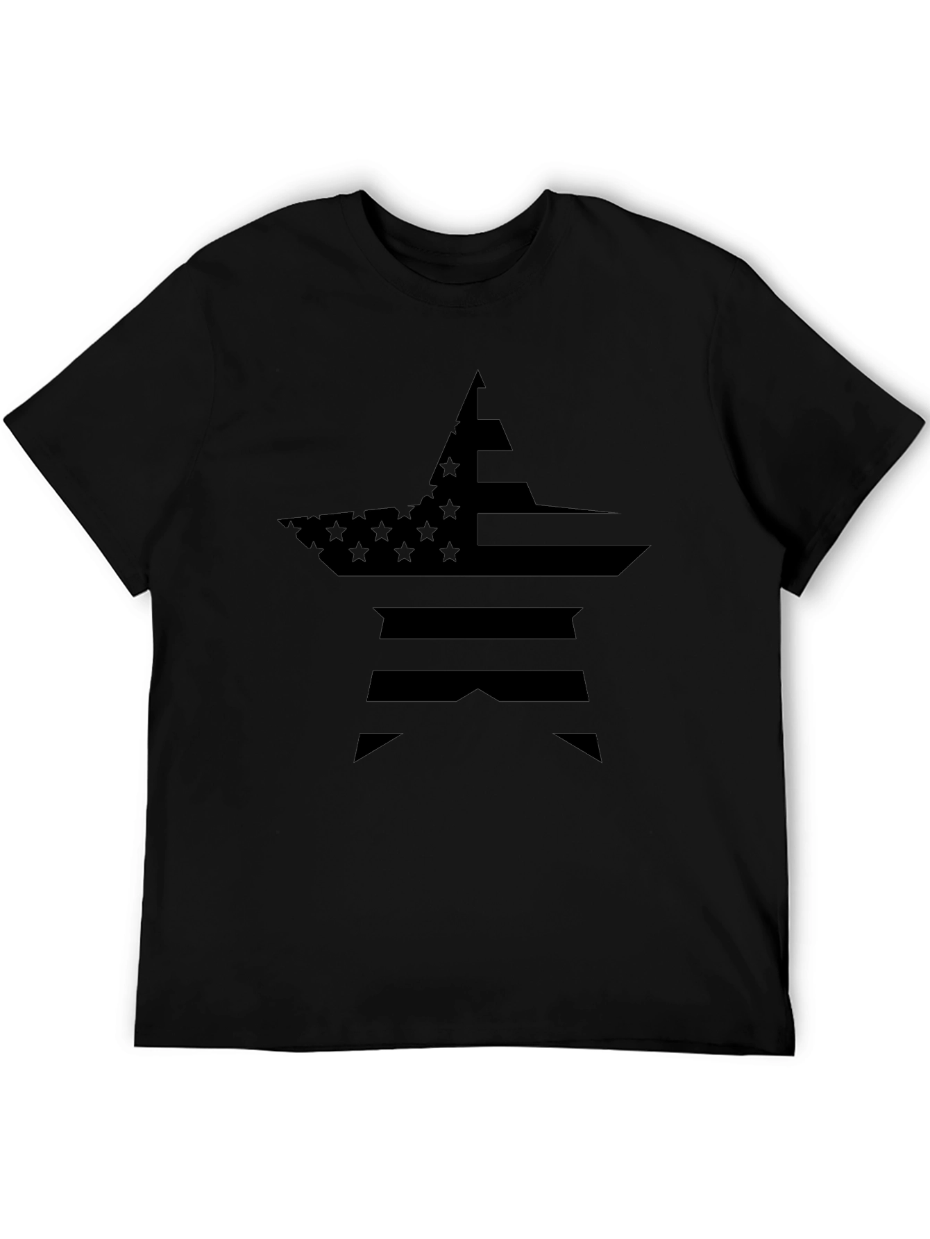 American Flag Star Graphic Tee