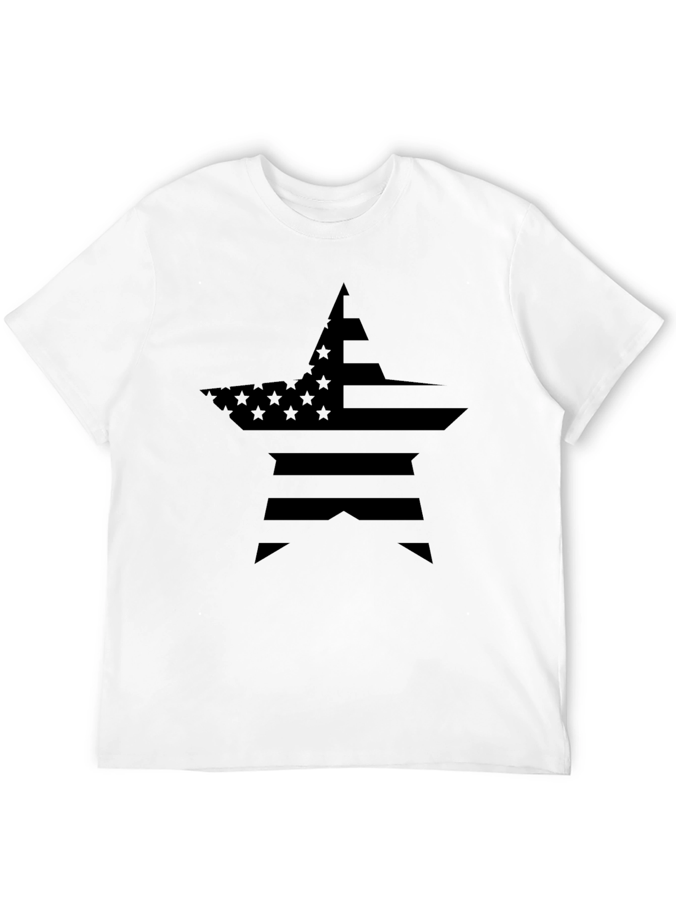 American Flag Star Graphic Tee