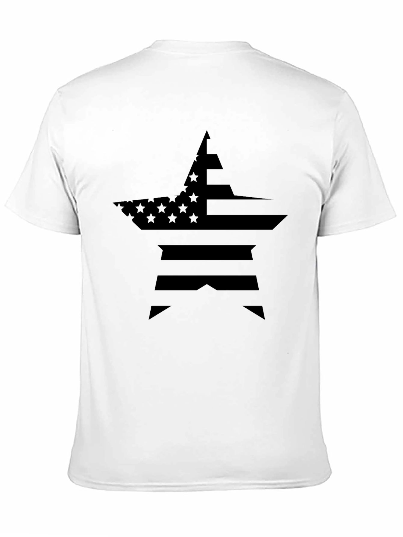 American Flag Star Graphic Tee