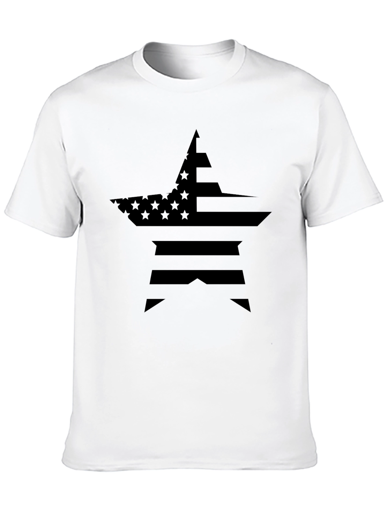 American Flag Star Graphic Tee