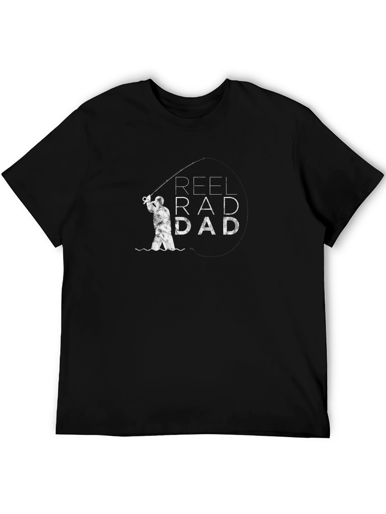 Reel Rad Dad Graphic Tee - Fishing Lovers Shirt
