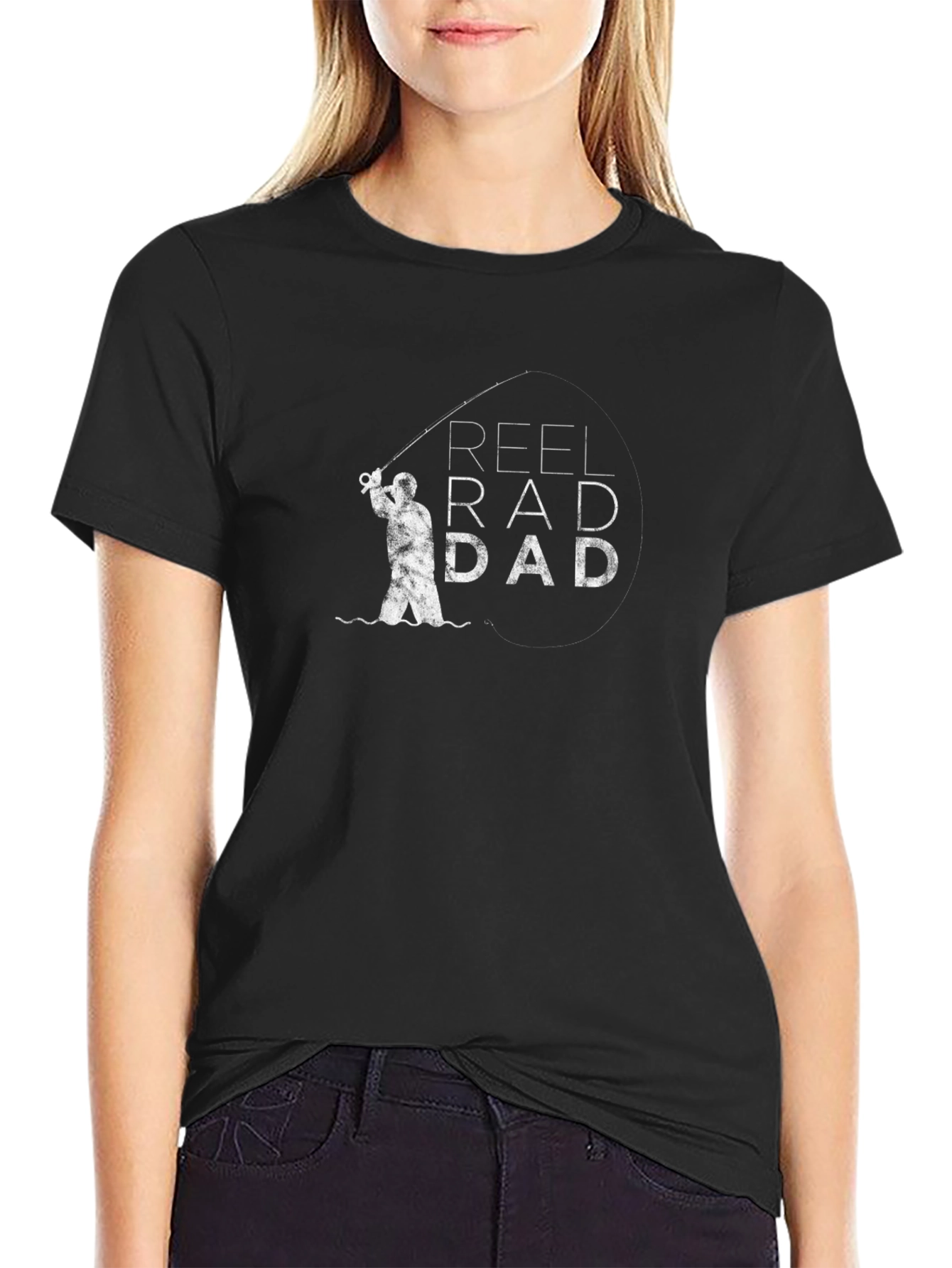 Reel Rad Dad Graphic Tee - Fishing Lovers Shirt