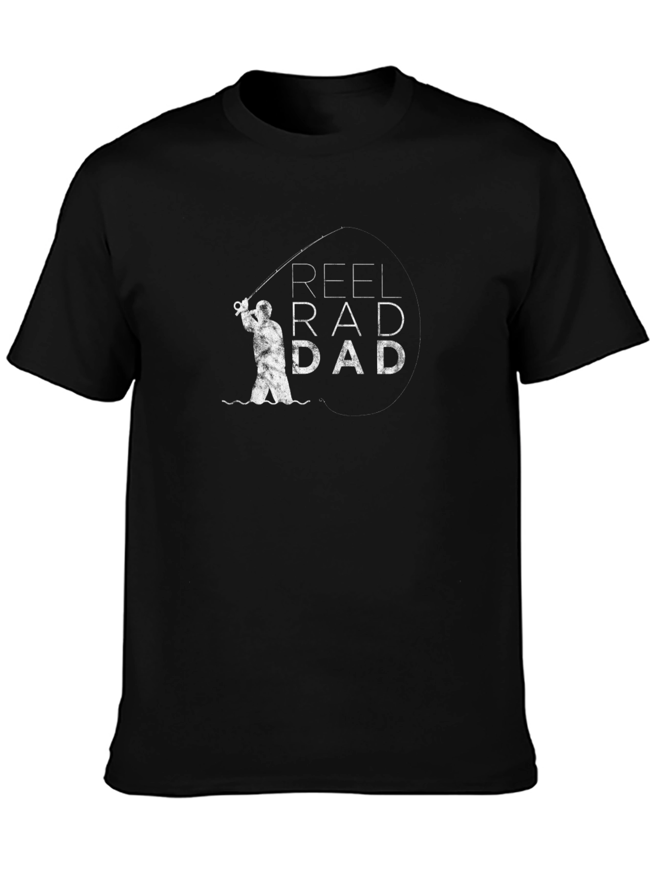 Reel Rad Dad Graphic Tee - Fishing Lovers Shirt