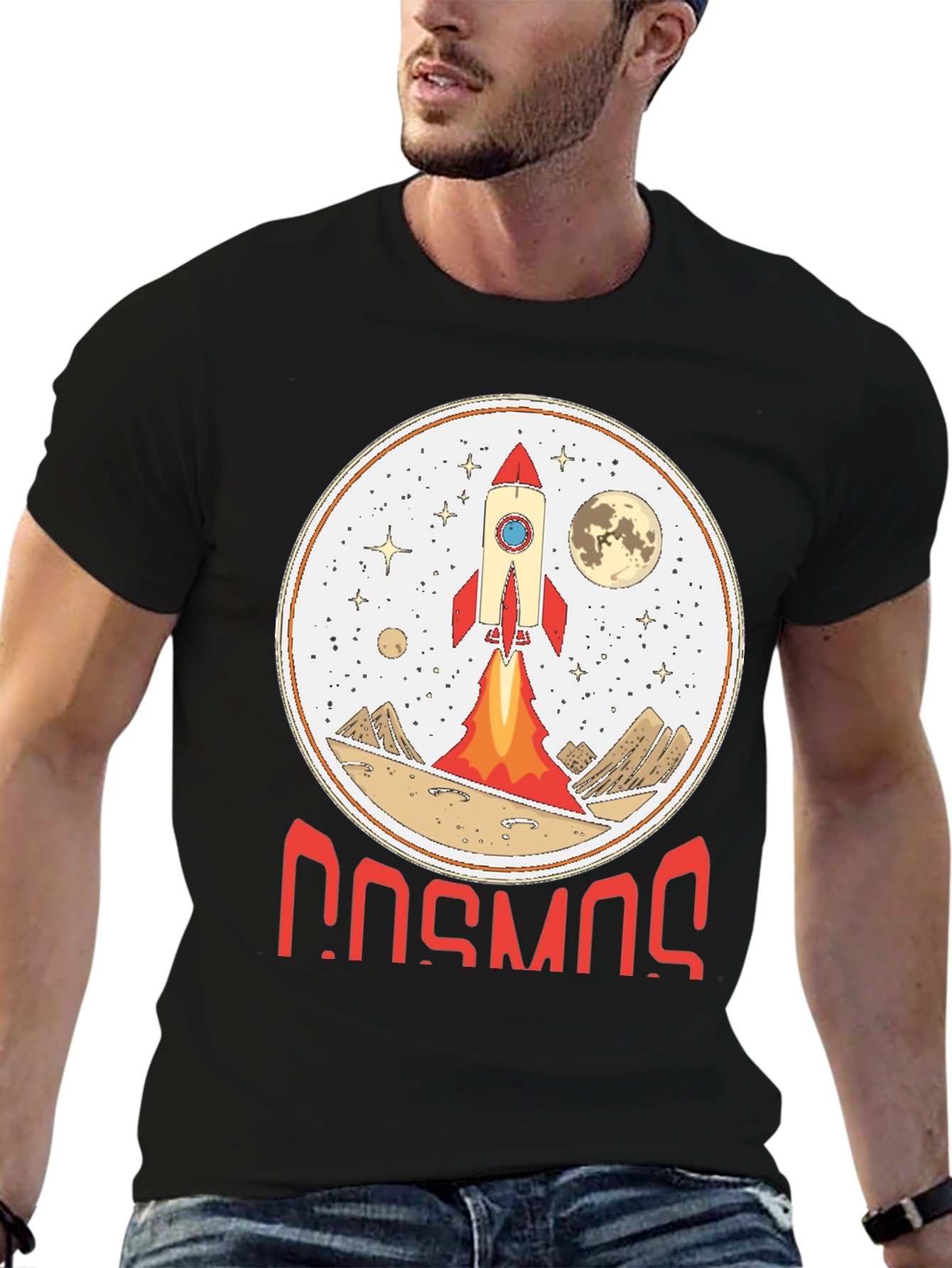 Cosmos Rocket Launch T-Shirt