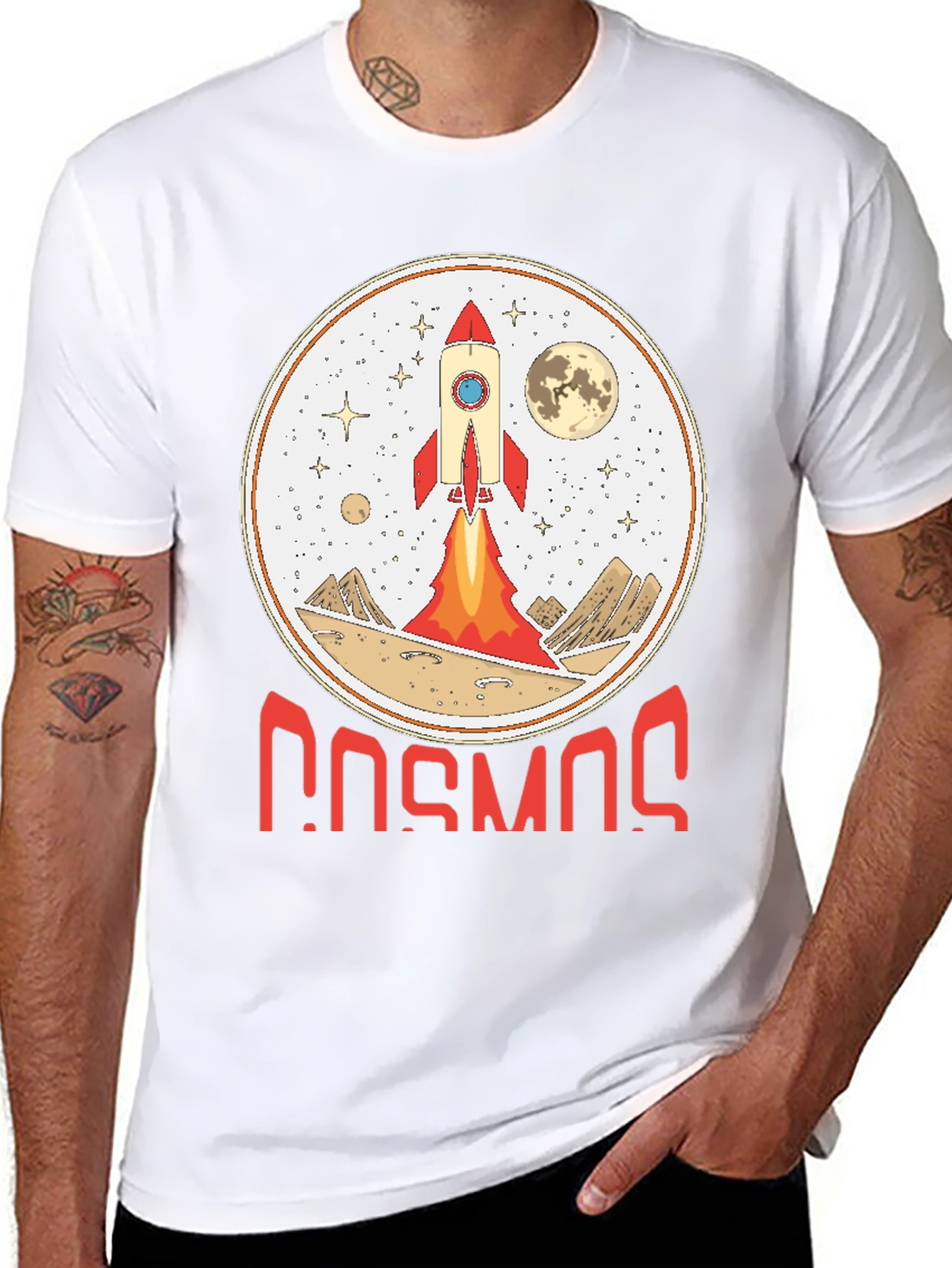 Cosmos Rocket Launch T-Shirt