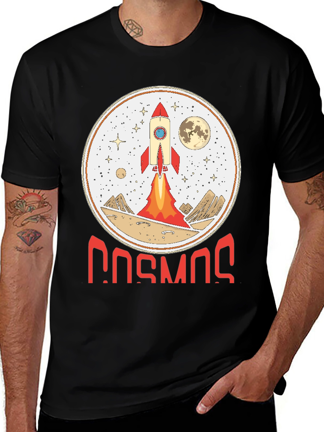 Cosmos Rocket Launch T-Shirt