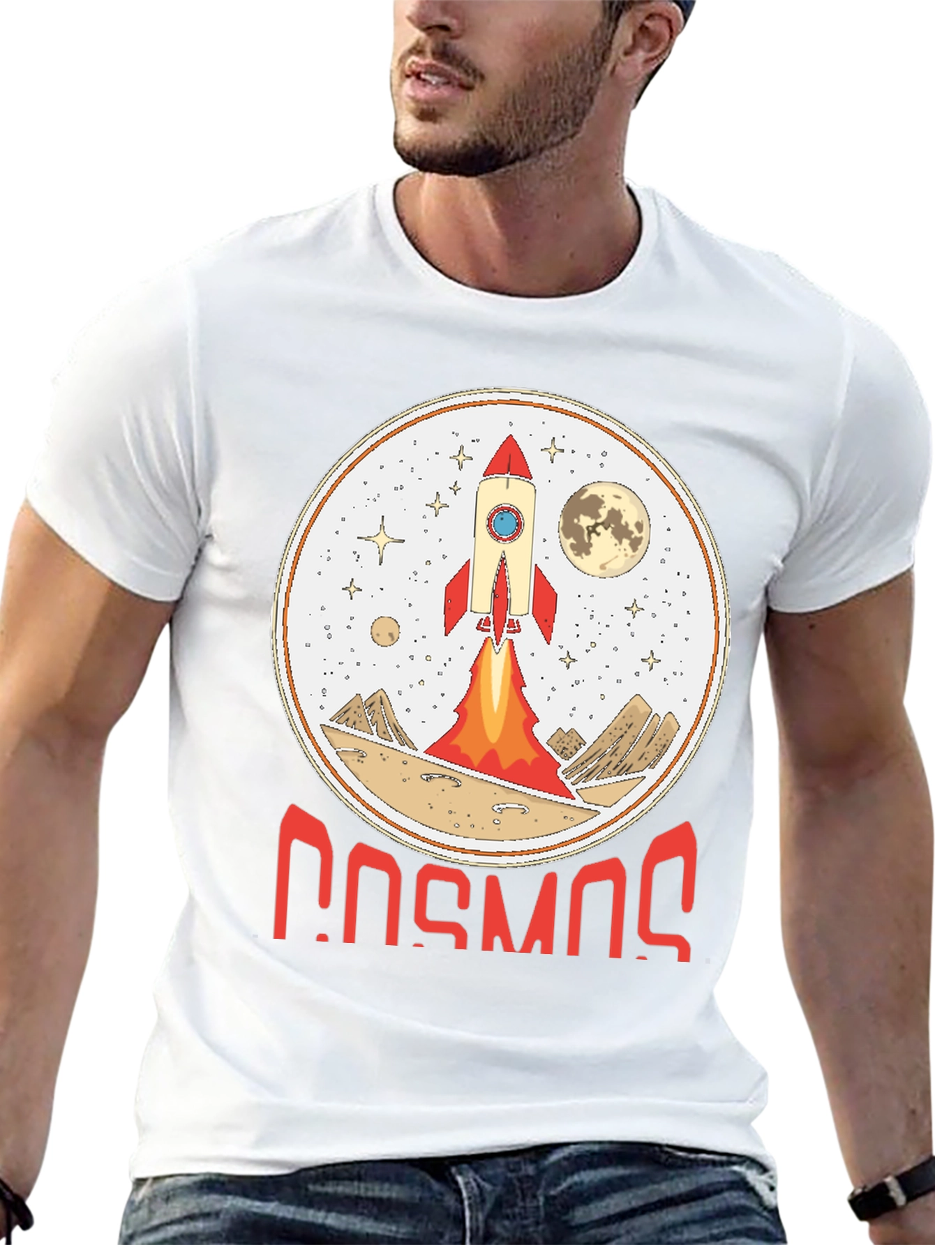Cosmos Rocket Launch T-Shirt