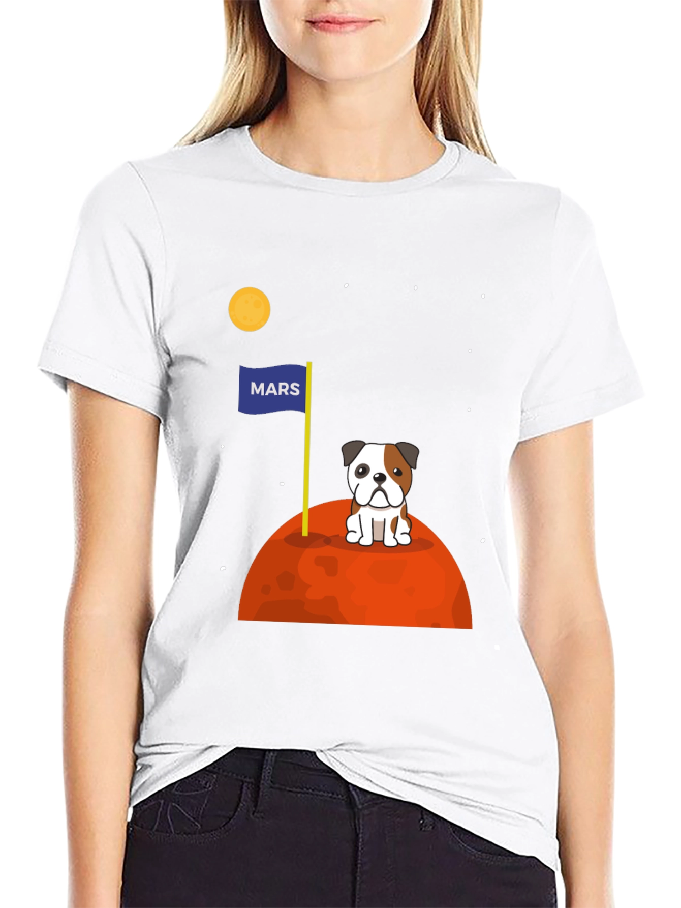 Dog on Mars Graphic T-Shirt