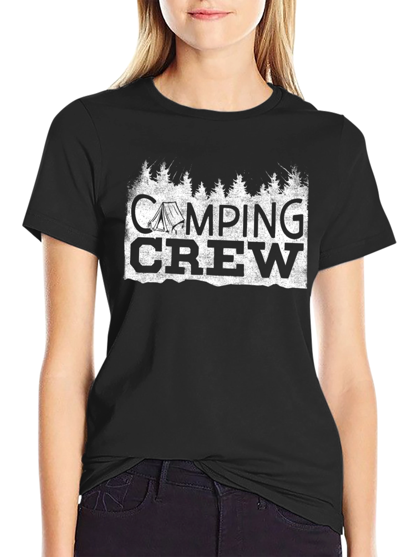 Camping Crew Graphic T-Shirt - Outdoor Adventure Apparel