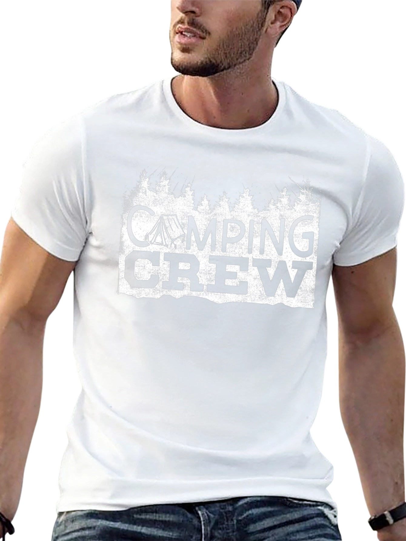 Camping Crew Graphic T-Shirt - Outdoor Adventure Apparel