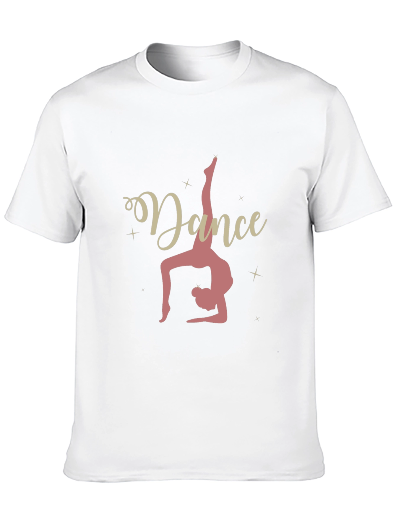 Dance Graphic Tee - Black Cotton Casual Shirt