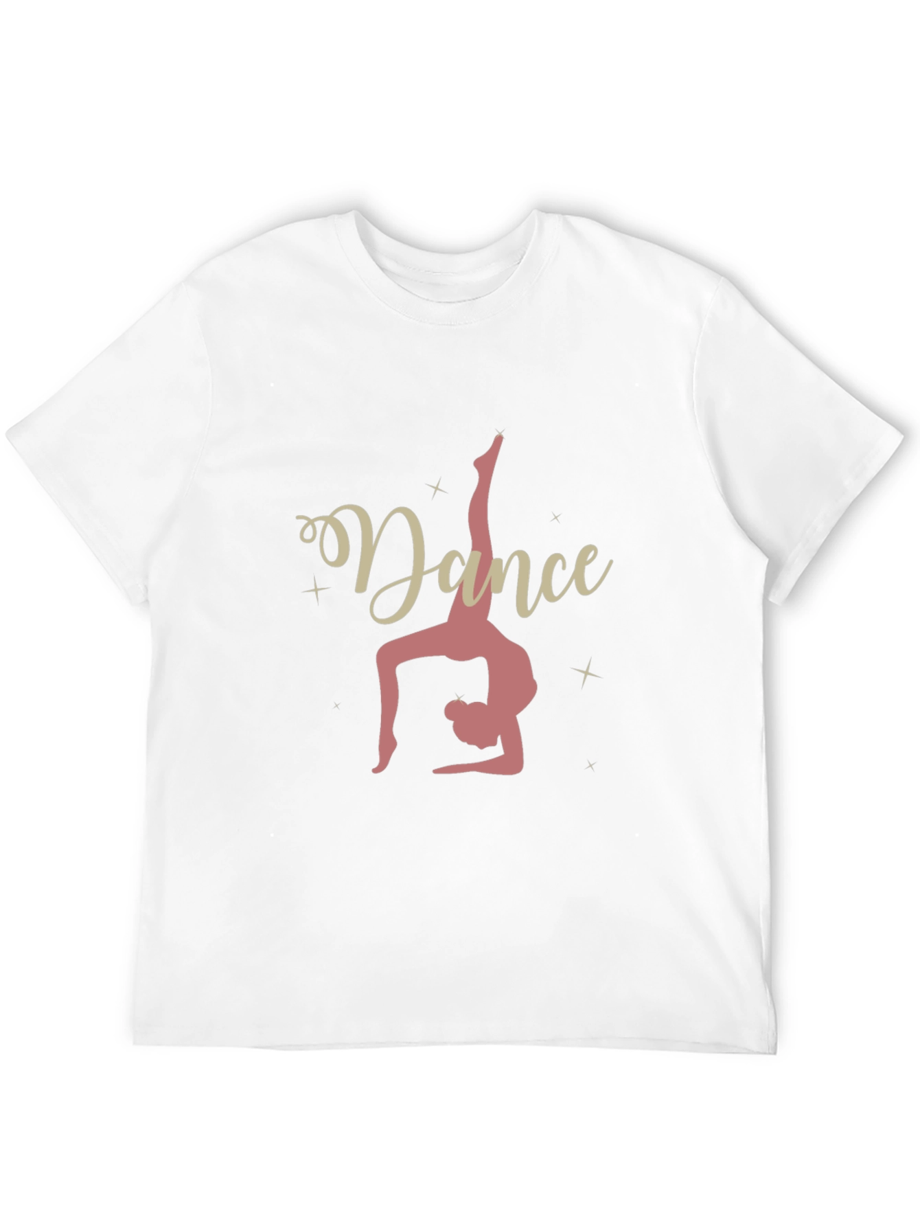 Dance Graphic Tee - Black Cotton Casual Shirt