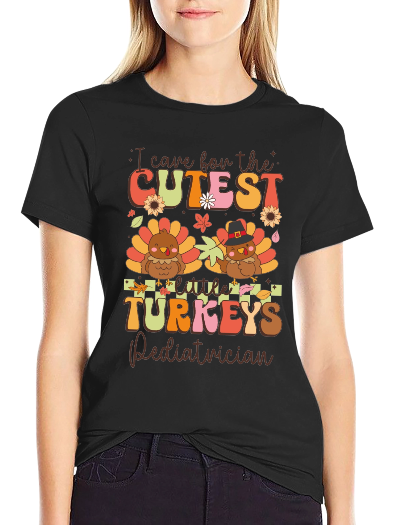 Cutest Turkeys Pediatrician Thanksgiving T-Shirt