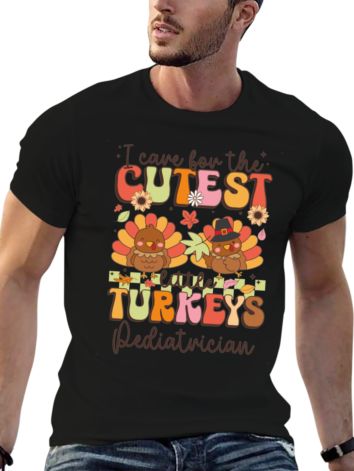 Cutest Turkeys Pediatrician Thanksgiving T-Shirt