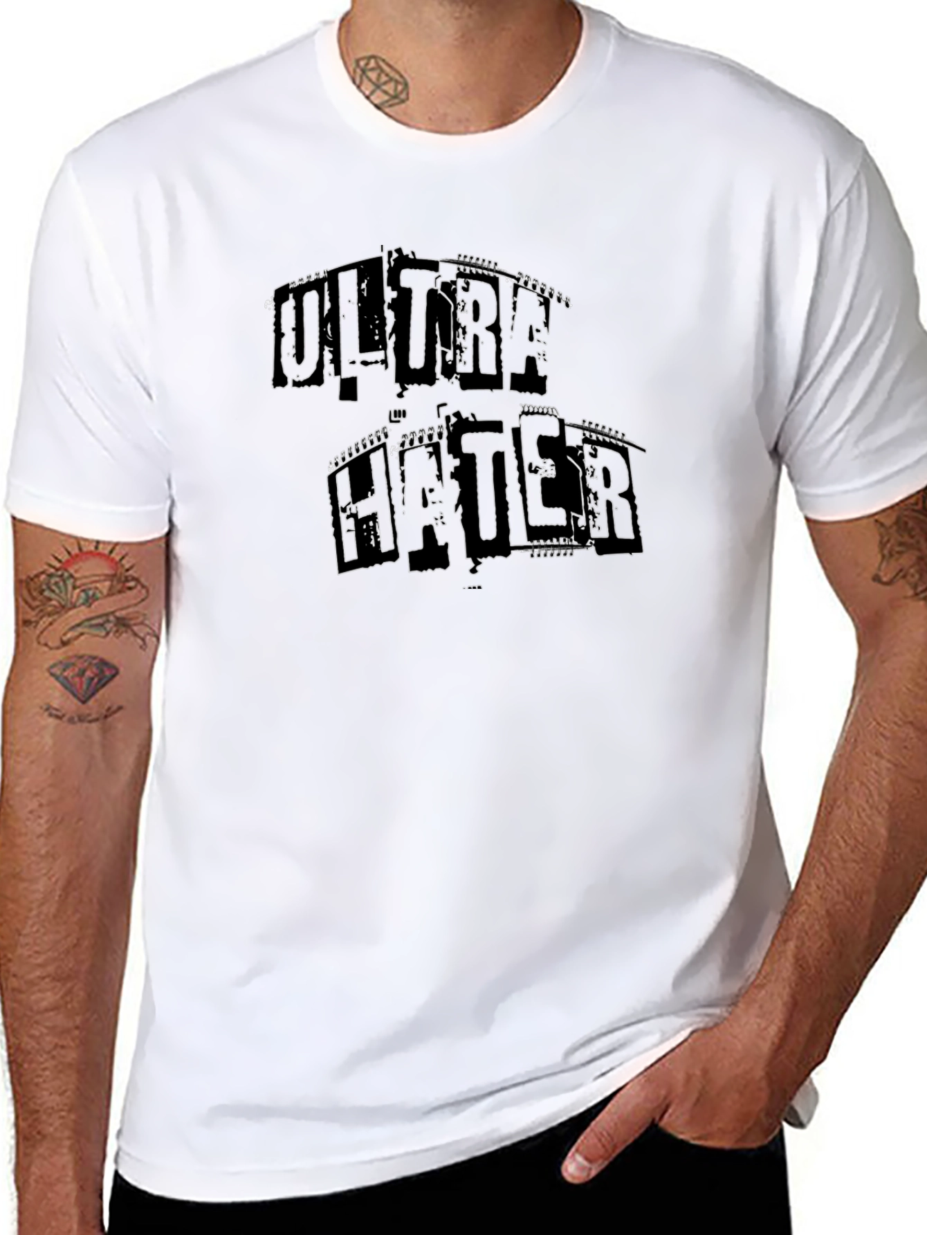 Ultra Hater Graphic Tee - Bold Statement T-Shirt