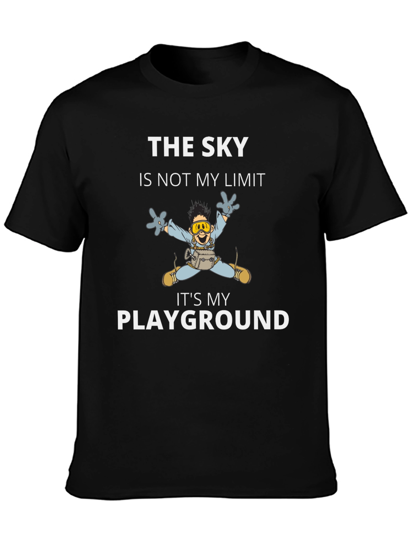 Skys the Playground T-Shirt - Skydiving Adventure Tee