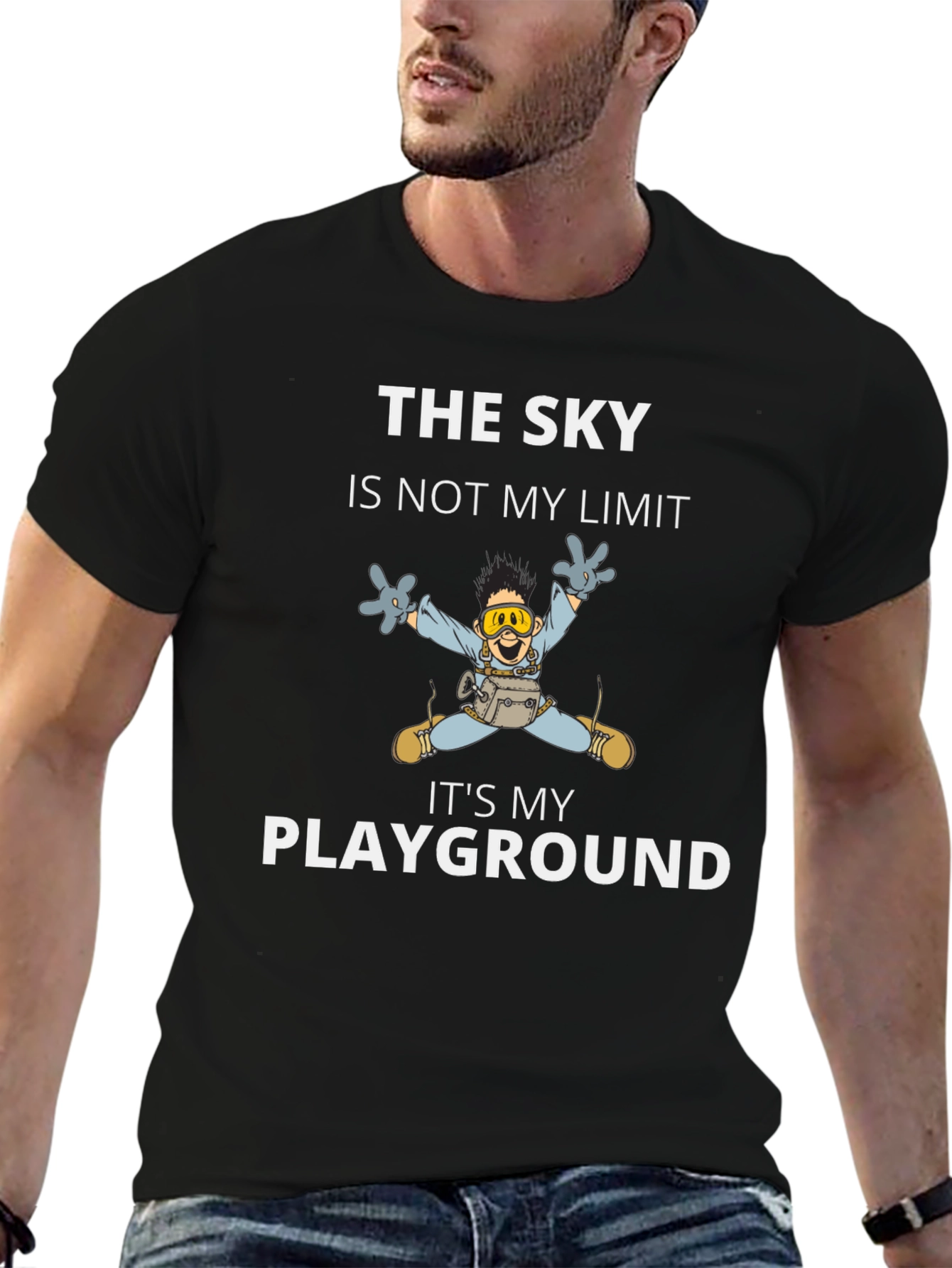 Skys the Playground T-Shirt - Skydiving Adventure Tee