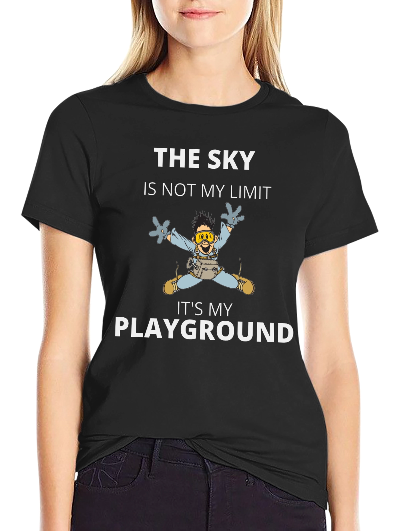 Skys the Playground T-Shirt - Skydiving Adventure Tee