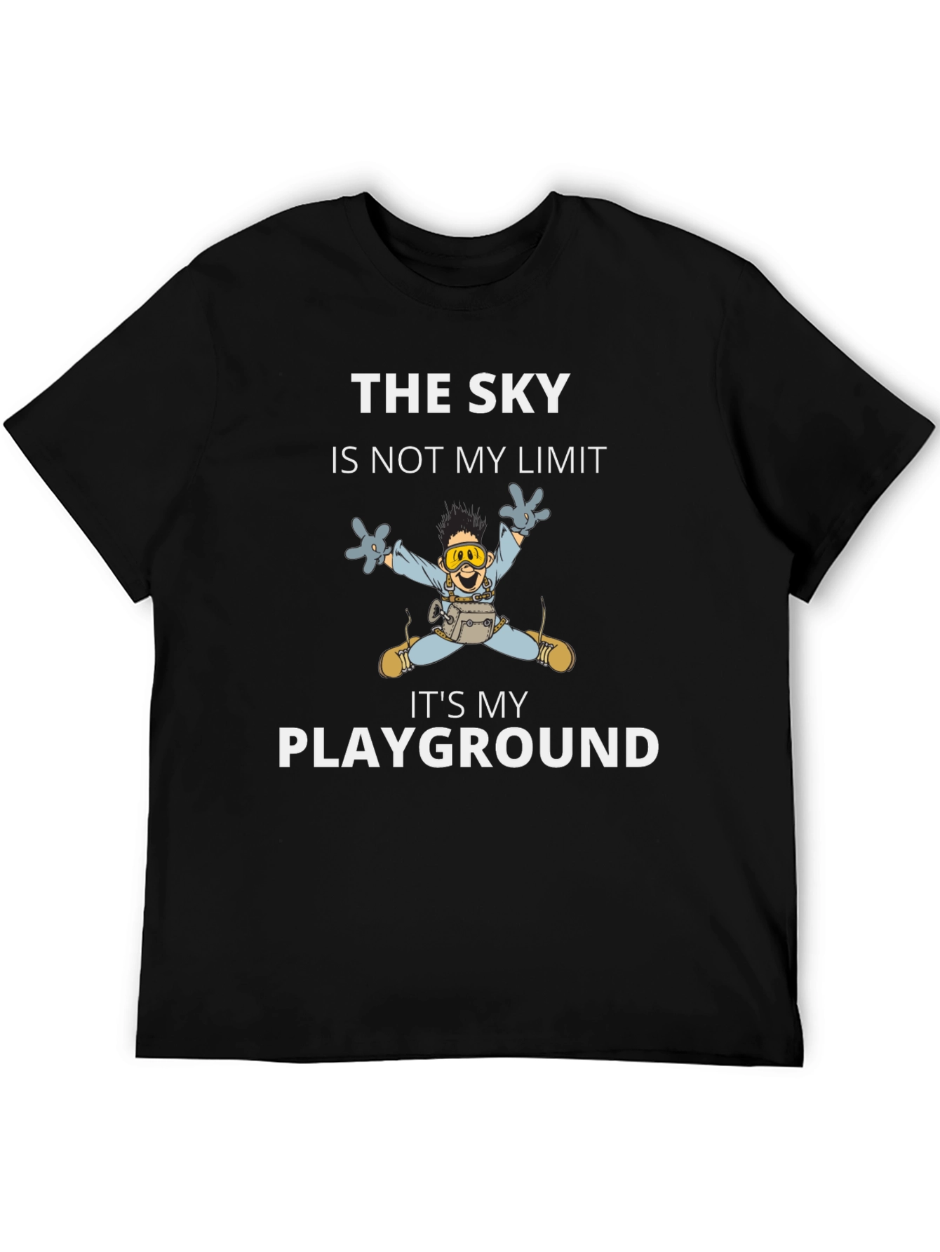 Skys the Playground T-Shirt - Skydiving Adventure Tee