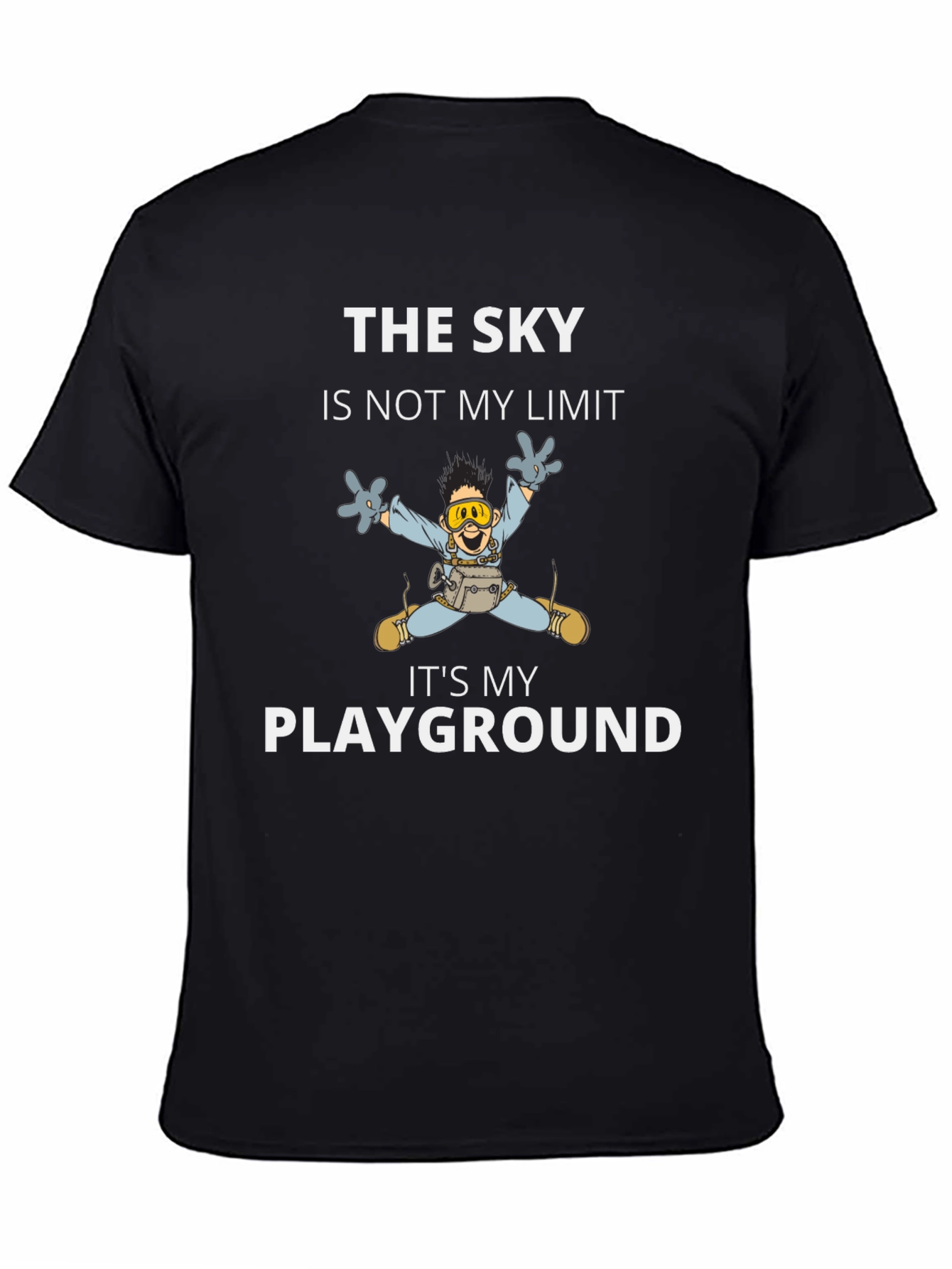 Skys the Playground T-Shirt - Skydiving Adventure Tee