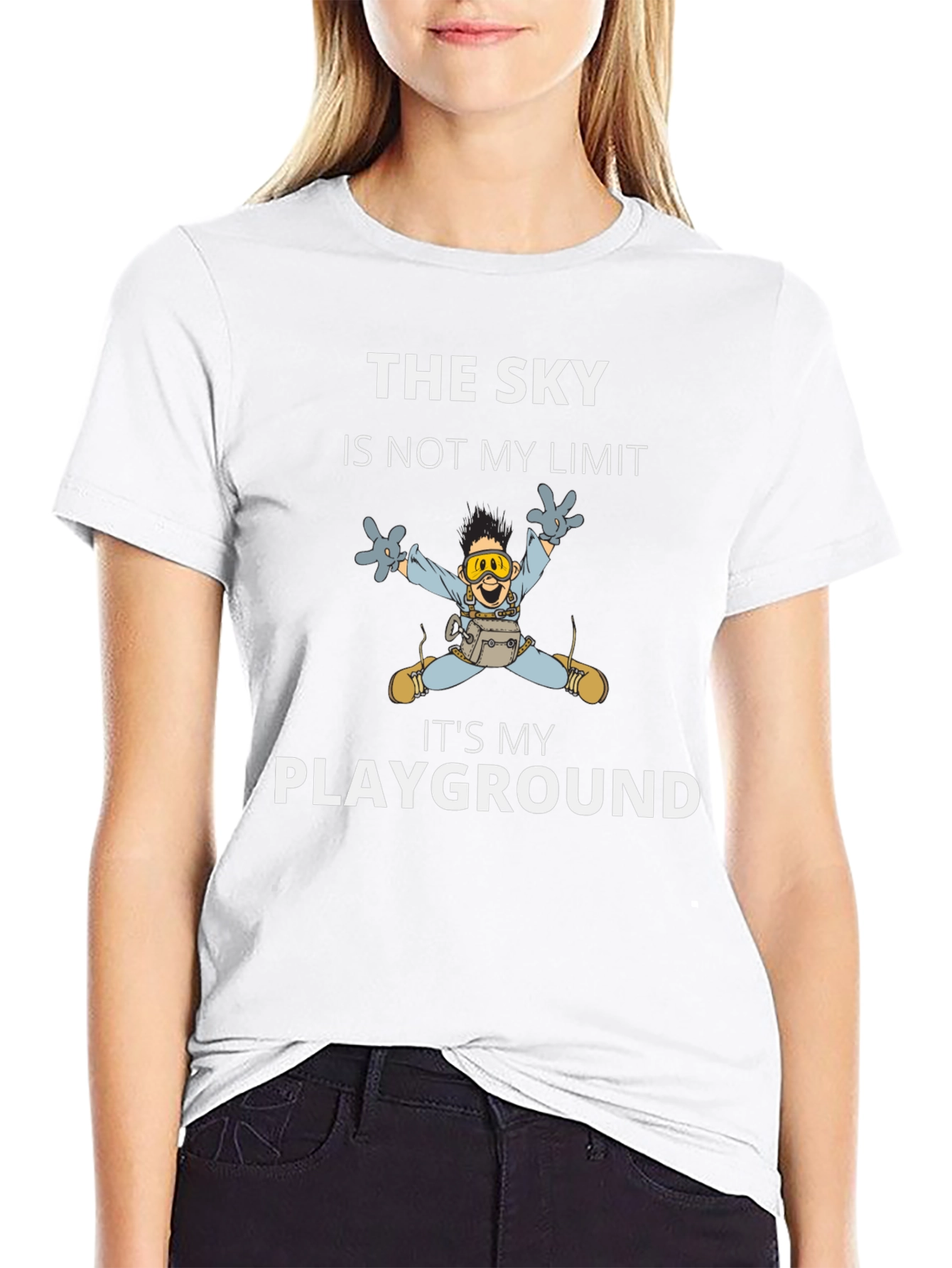 Skys the Playground T-Shirt - Skydiving Adventure Tee