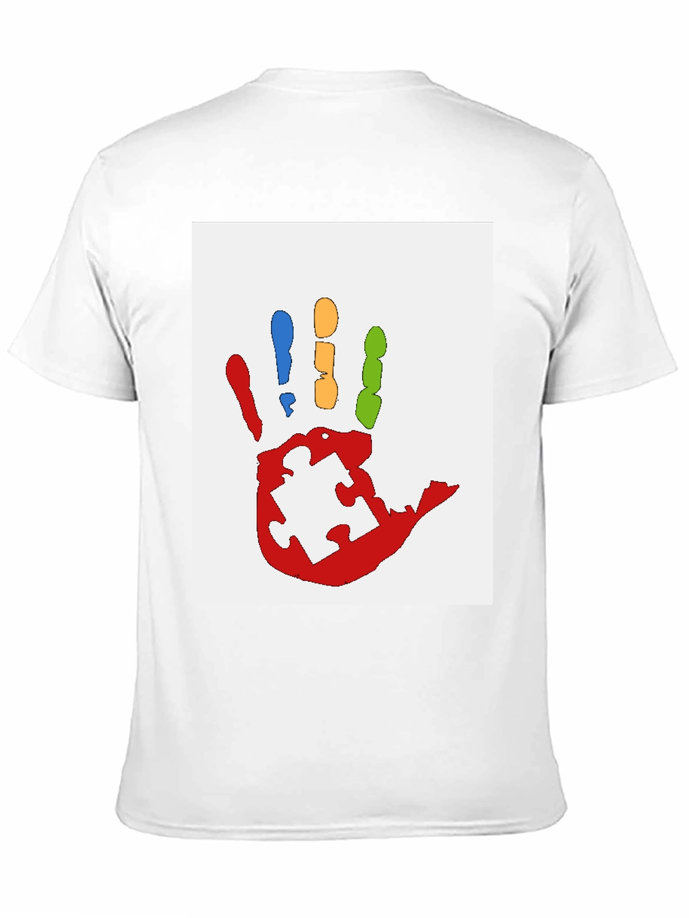 Autism Awareness Handprint Graphic Tee