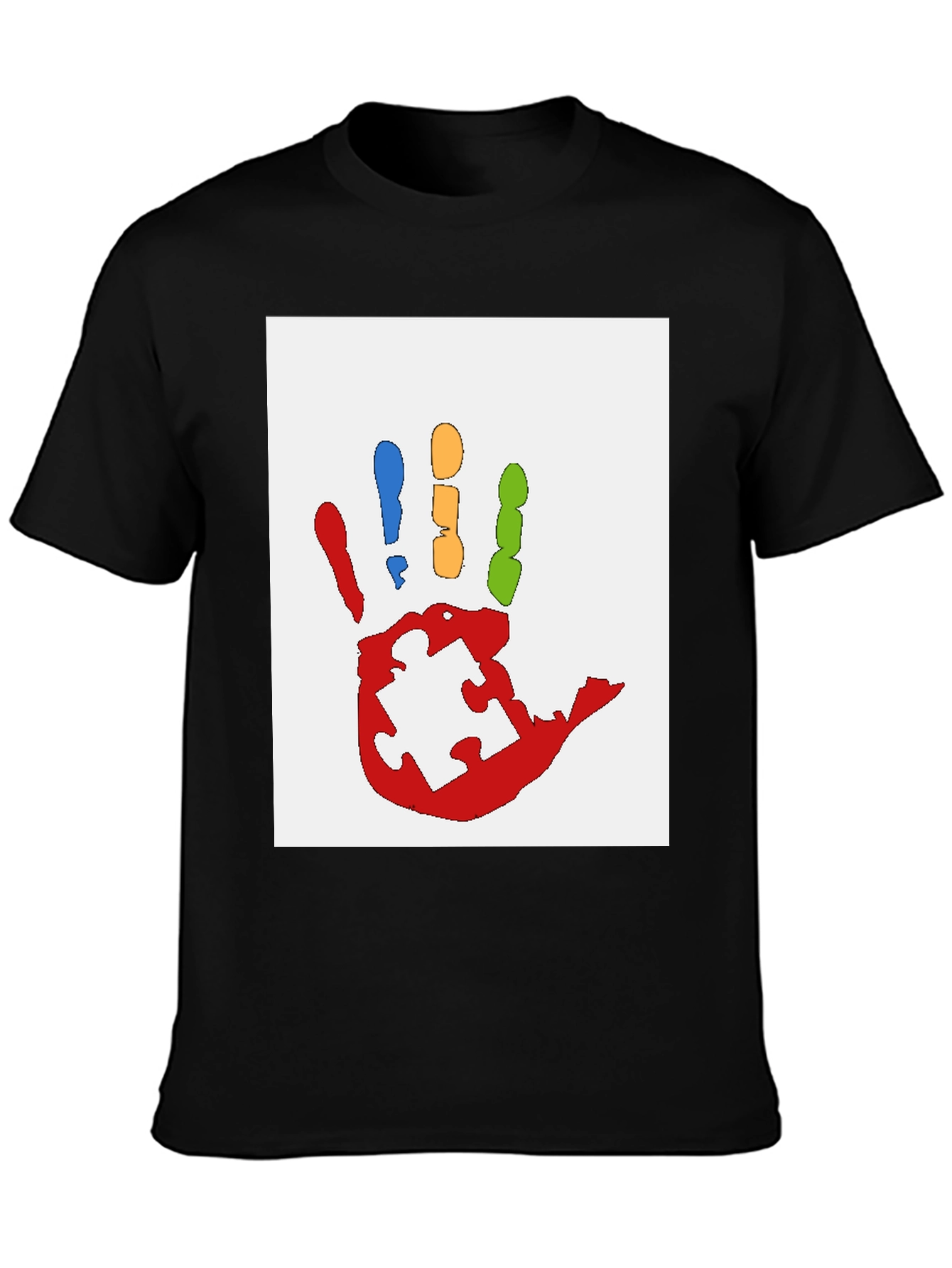 Autism Awareness Handprint Graphic Tee