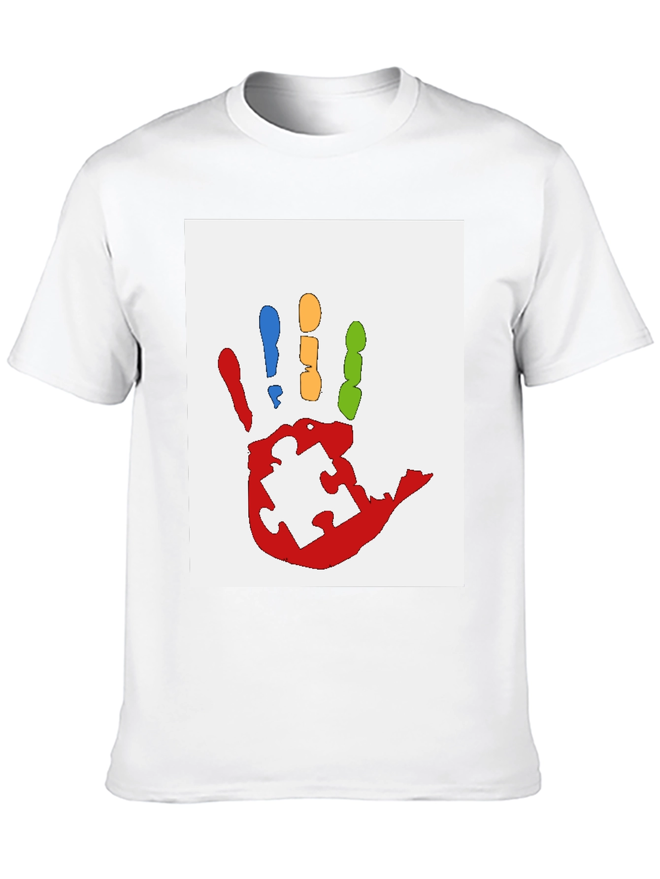 Autism Awareness Handprint Graphic Tee