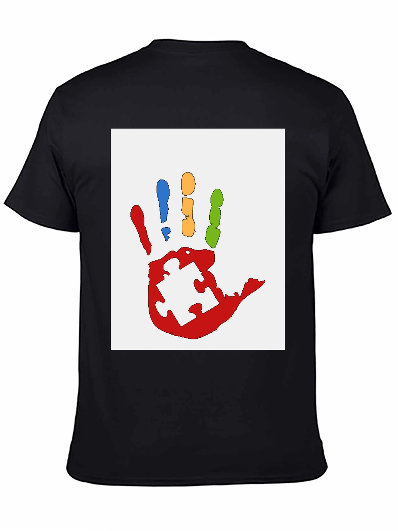 Autism Awareness Handprint Graphic Tee