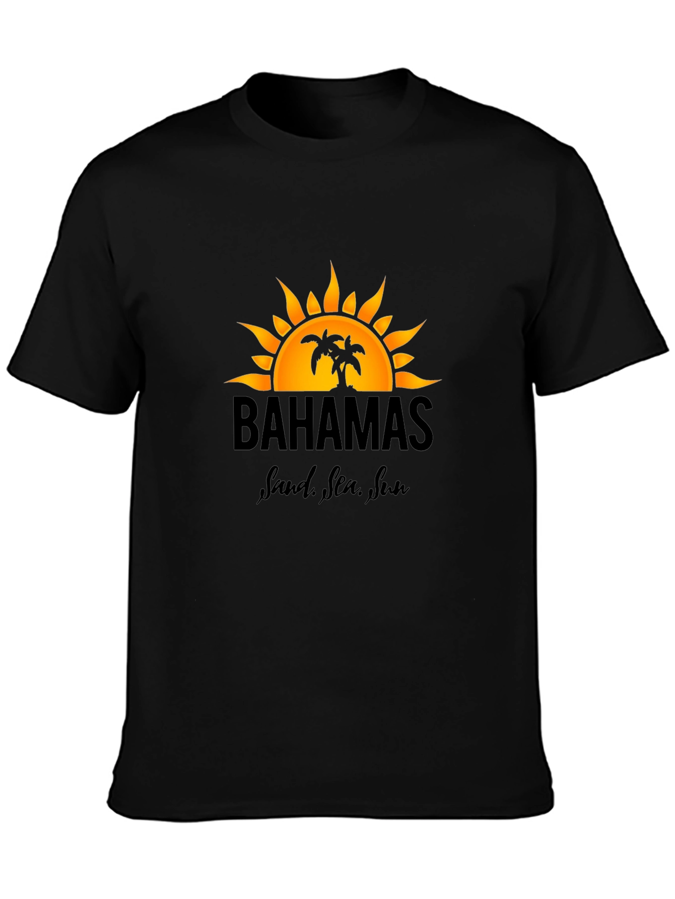 Bahamas Sand Sea Sun Graphic T-Shirt